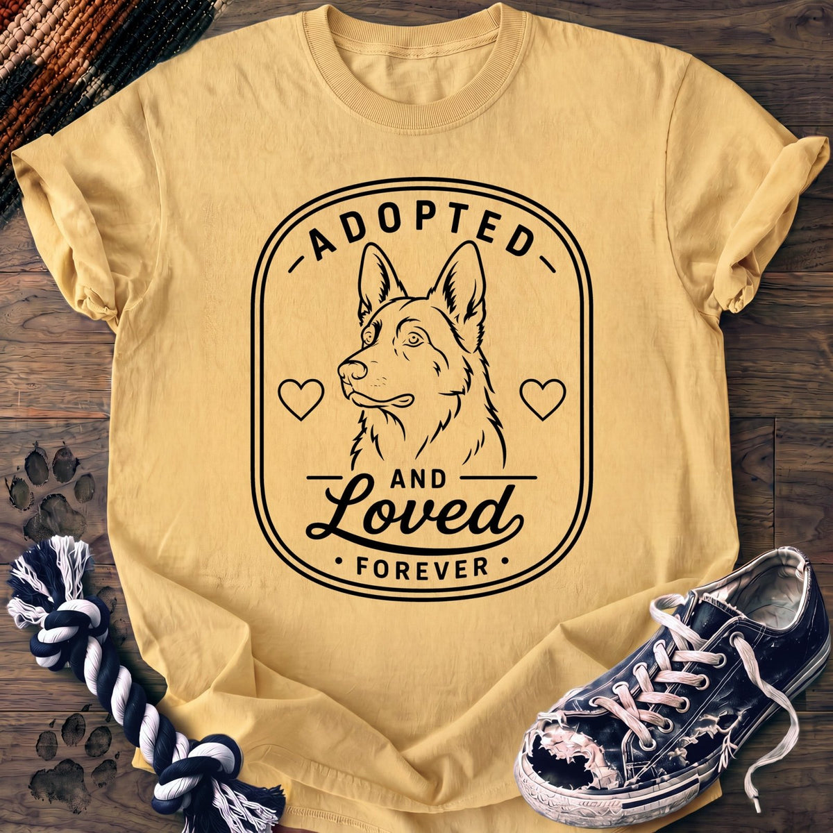 Adopted And Loved Forever - German Shepherd - PAWSSION CLUB