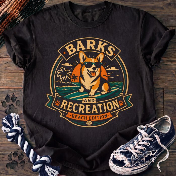Barks And Recreation - Corgi - PAWSSION CLUB