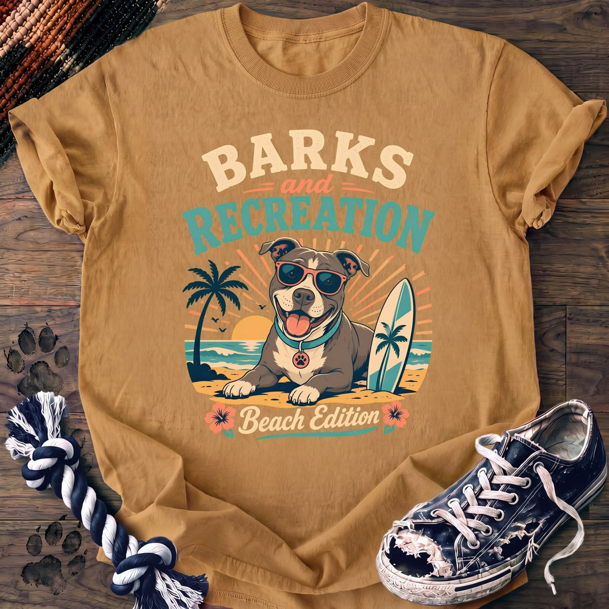 Barks And Recreation - Pitbull - PAWSSION CLUB