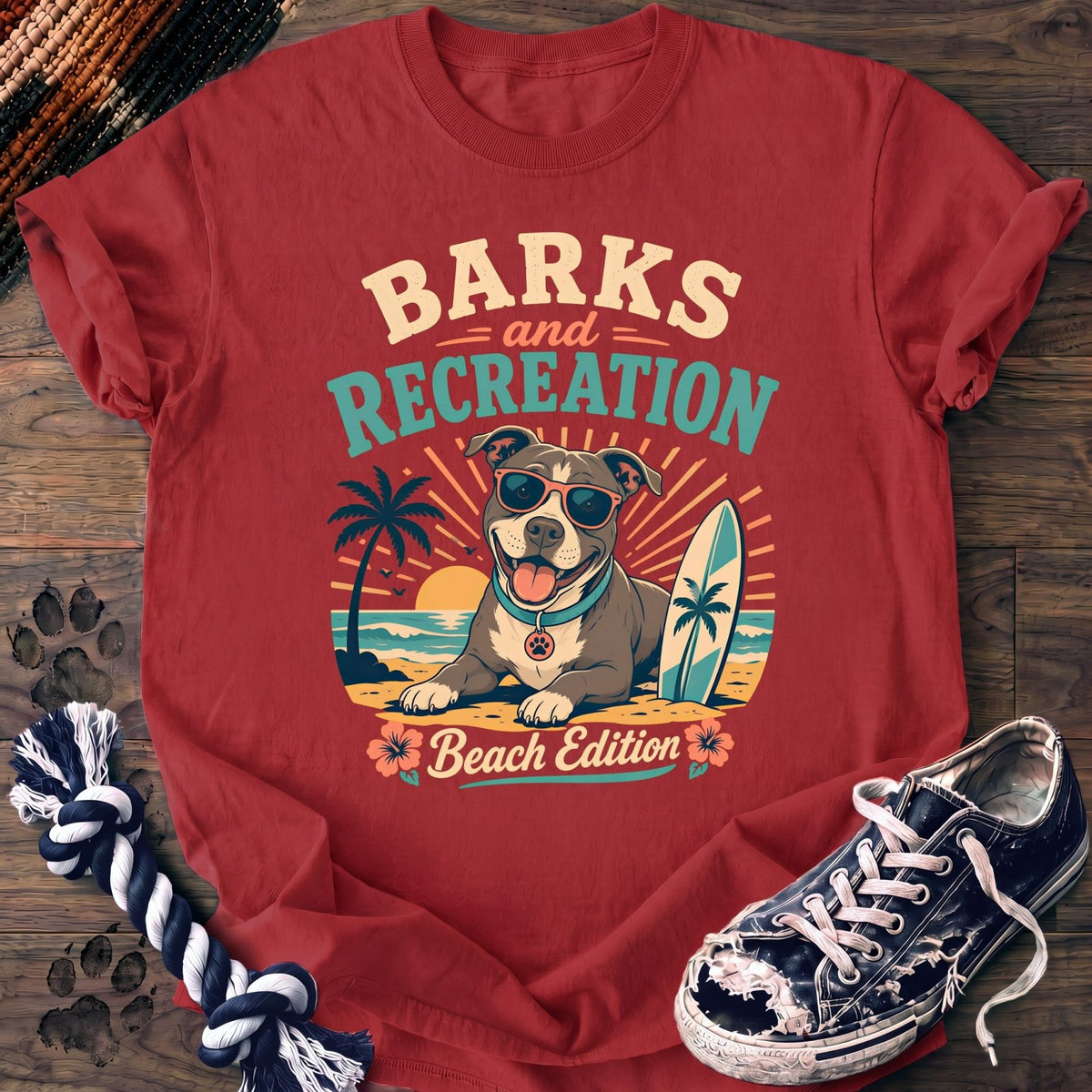 Barks And Recreation - Pitbull - PAWSSION CLUB