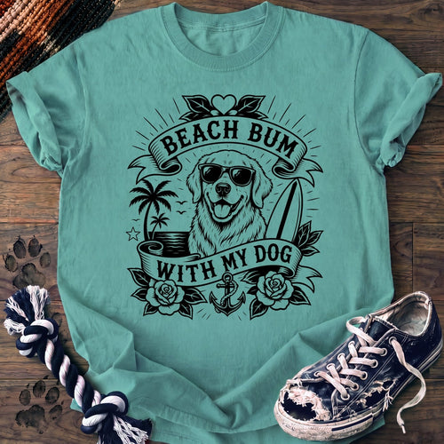 Beach Bum With My Dog - Golden Retriever - PAWSSION CLUB