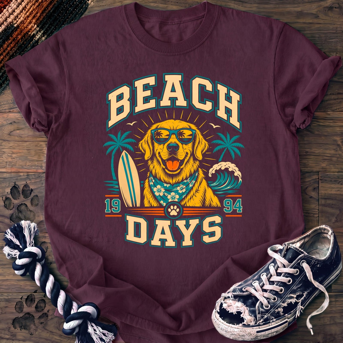Beach Days - Golden Retriever - PAWSSION CLUB
