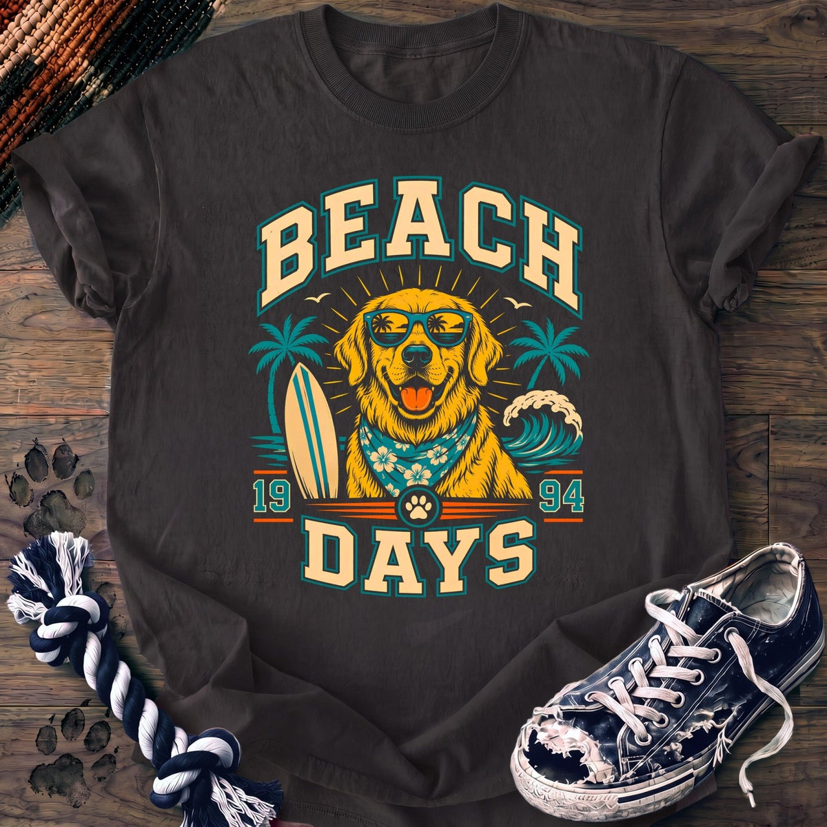 Beach Days - Golden Retriever - PAWSSION CLUB