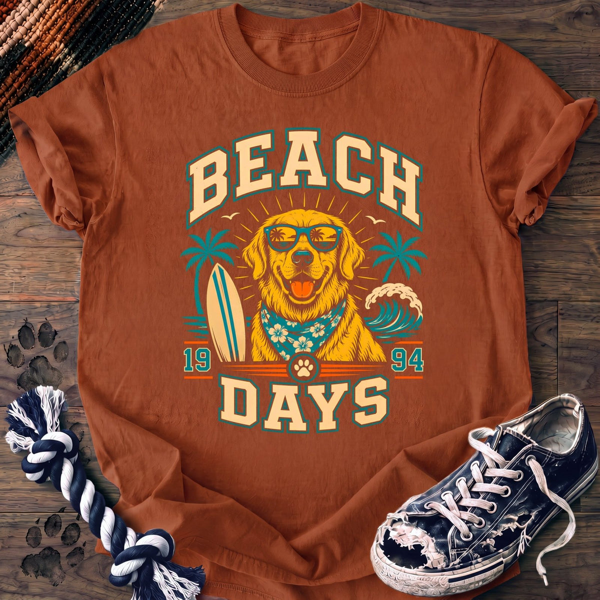 Beach Days - Golden Retriever - PAWSSION CLUB