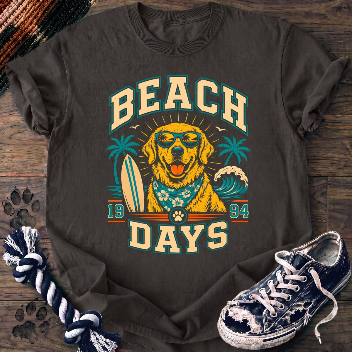 Beach Days - Golden Retriever - PAWSSION CLUB
