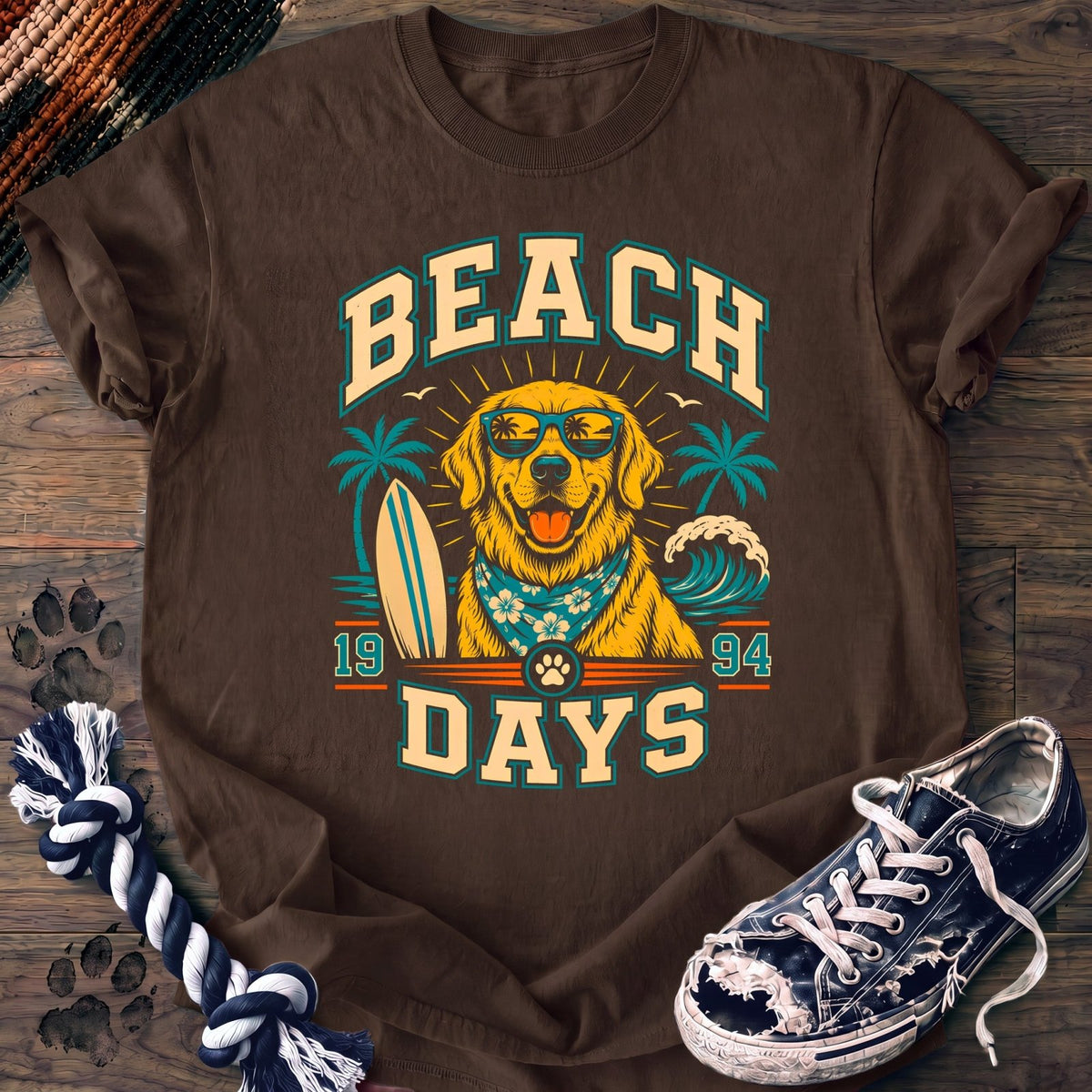 Beach Days - Golden Retriever - PAWSSION CLUB