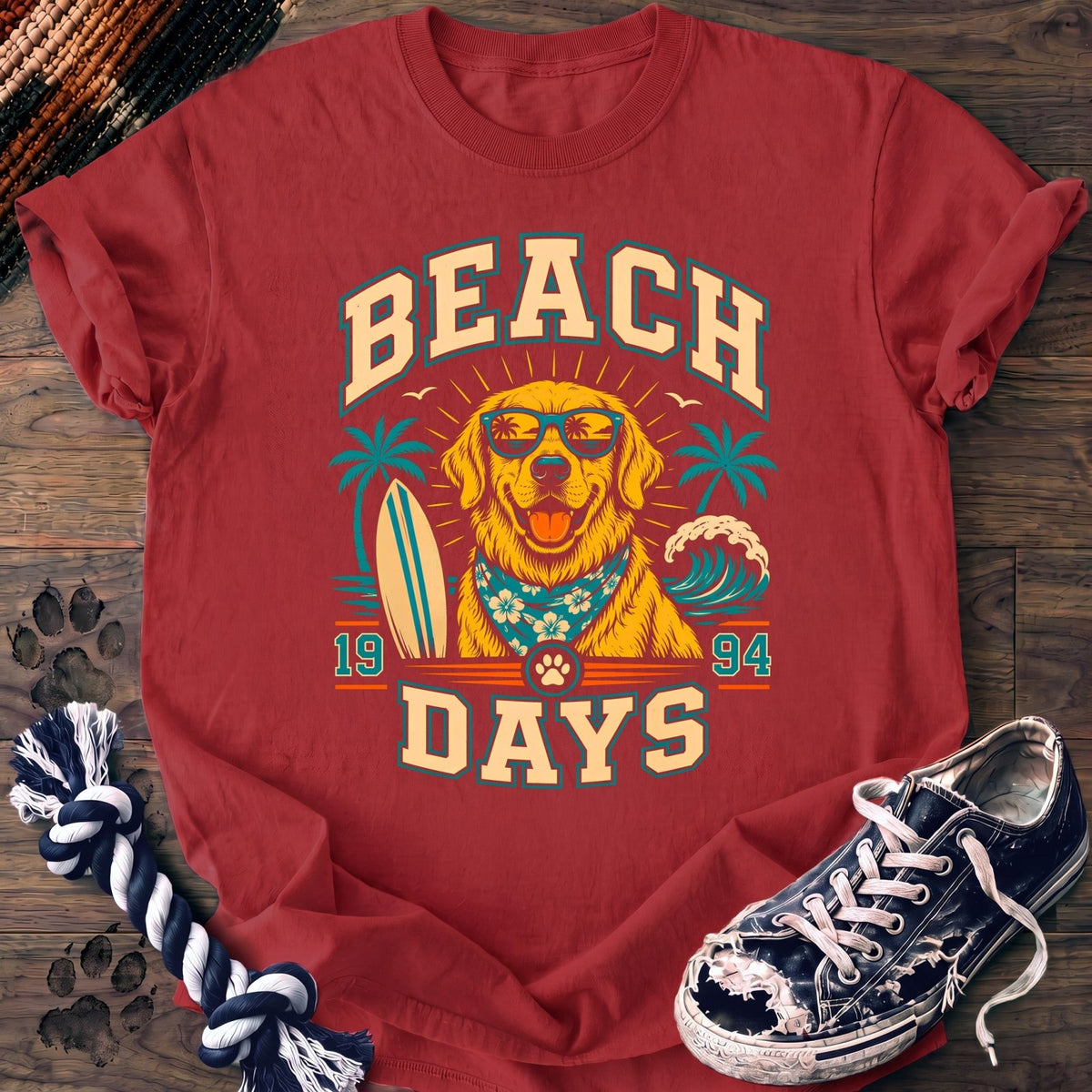 Beach Days - Golden Retriever - PAWSSION CLUB