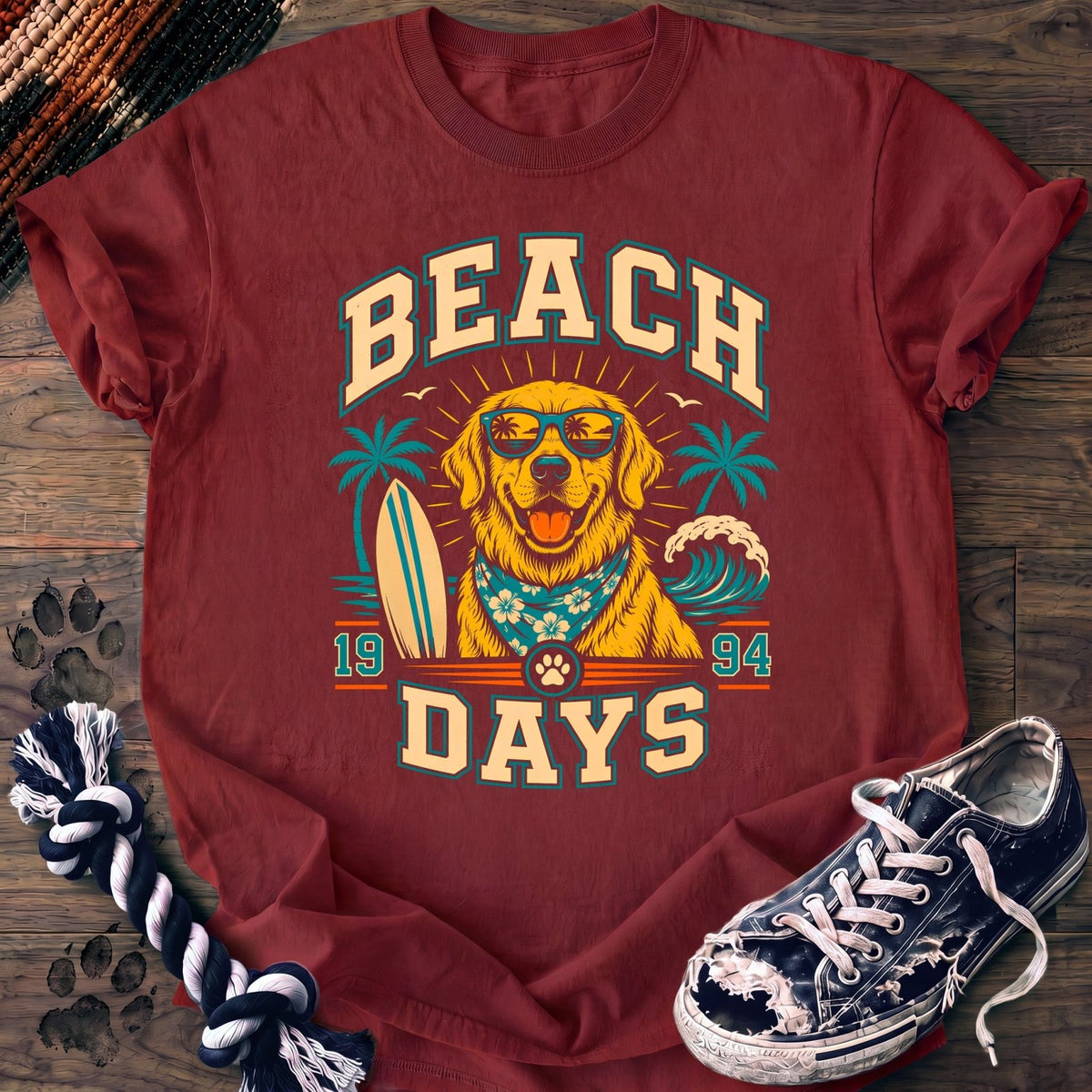 Beach Days - Golden Retriever - PAWSSION CLUB