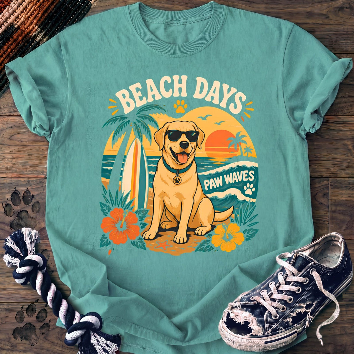 Beach Days Paw Waves - Labrador Retriever - PAWSSION CLUB