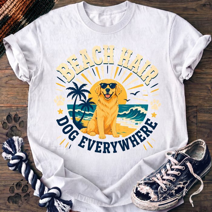 Beach Hair Dog Everywhere - Golden Retriever - PAWSSION CLUB