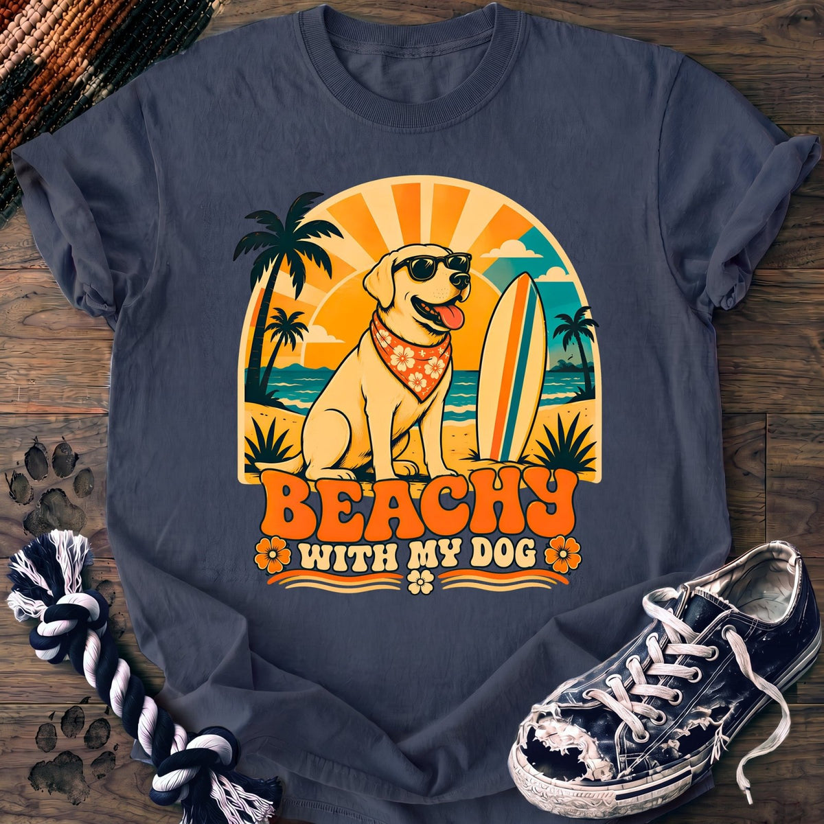 Beachy With My Dog - Labrador Retriever - PAWSSION CLUB