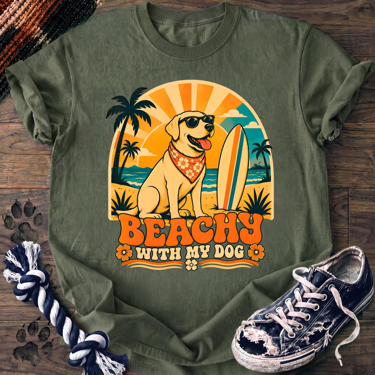 Beachy With My Dog - Labrador Retriever - PAWSSION CLUB