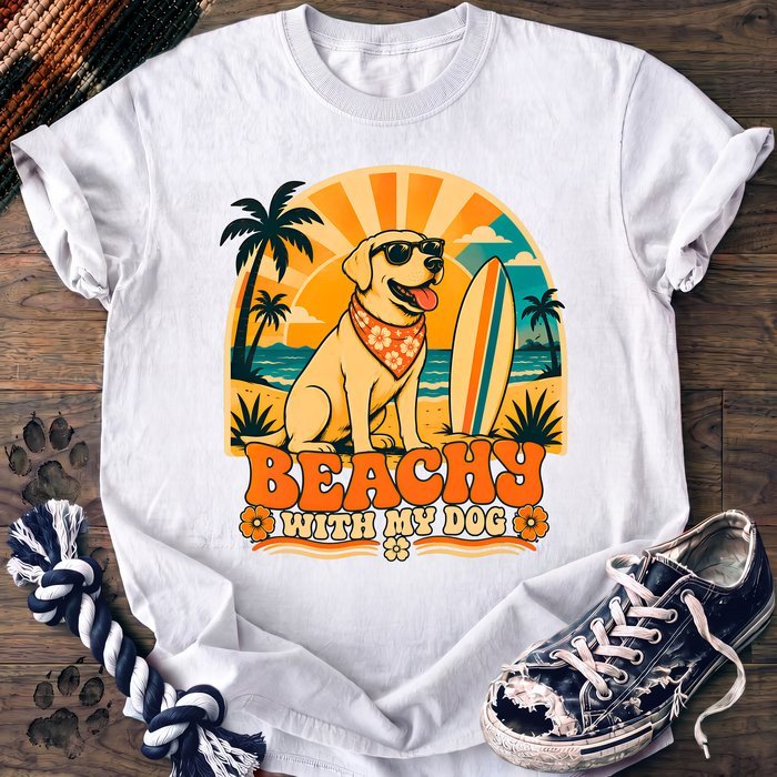 Beachy With My Dog - Labrador Retriever - PAWSSION CLUB