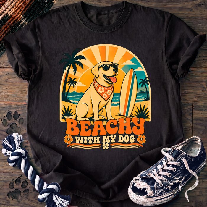 Beachy With My Dog - Labrador Retriever - PAWSSION CLUB