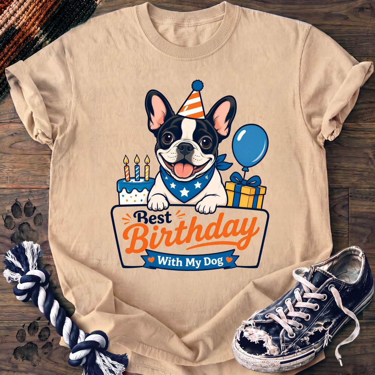 Best Birthday With My Dog - French Bulldog - PAWSSION CLUB