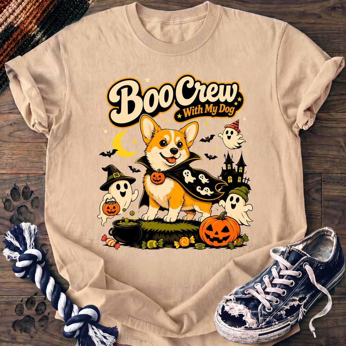 Boo Crew With My Dog - Corgi - PAWSSION CLUB