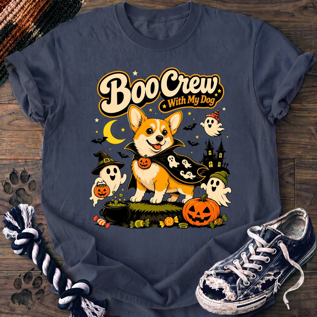Boo Crew With My Dog - Corgi - PAWSSION CLUB