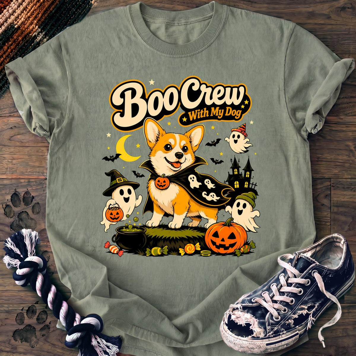 Boo Crew With My Dog - Corgi - PAWSSION CLUB