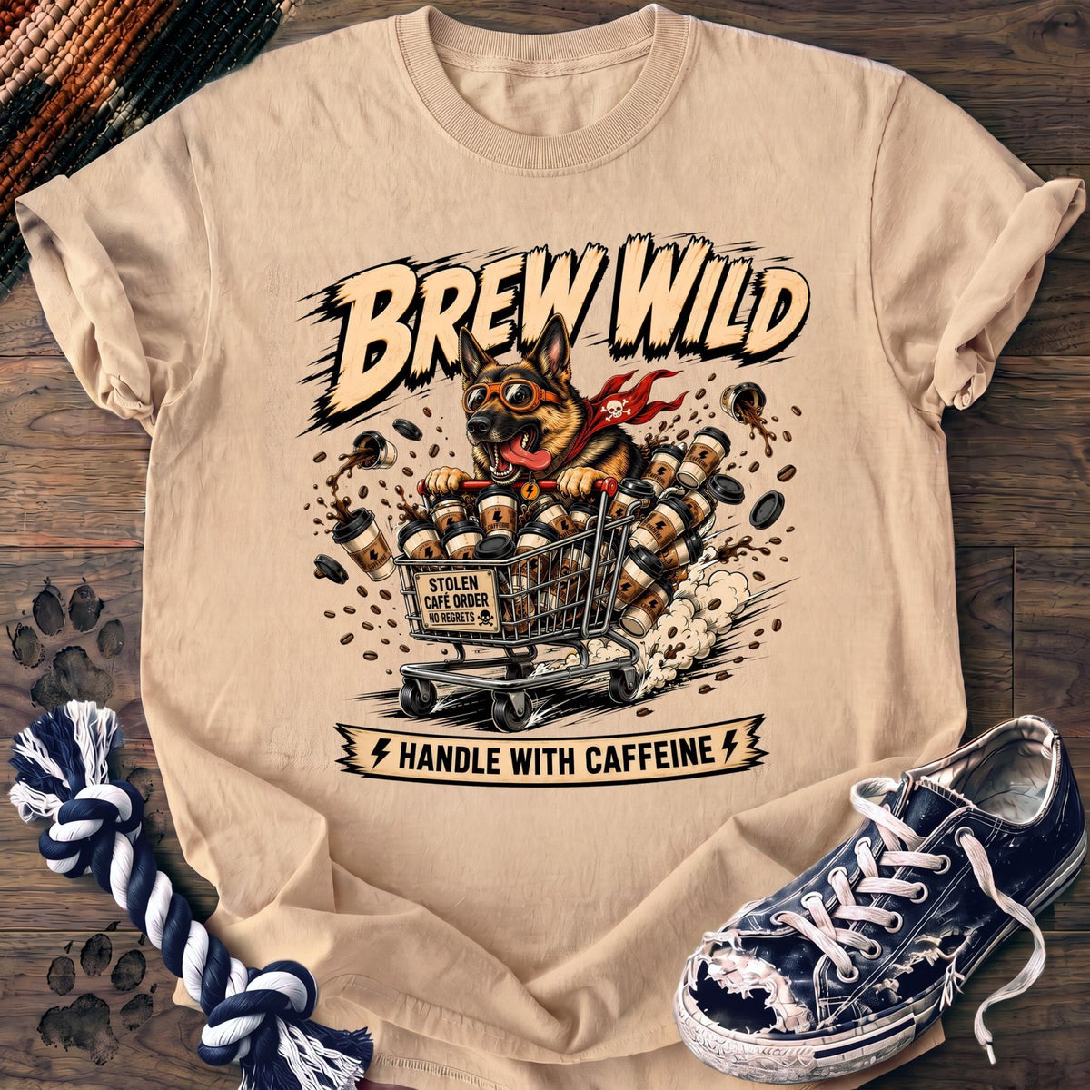 Brew Wild Handle With Caffeine - German Shepherd - PAWSSION CLUB