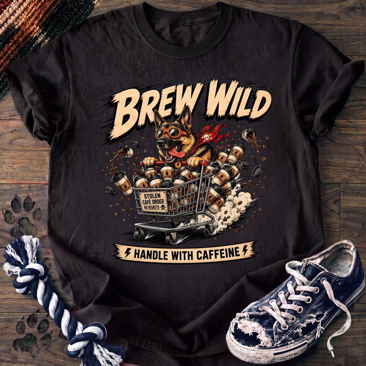Brew Wild Handle With Caffeine - German Shepherd - PAWSSION CLUB