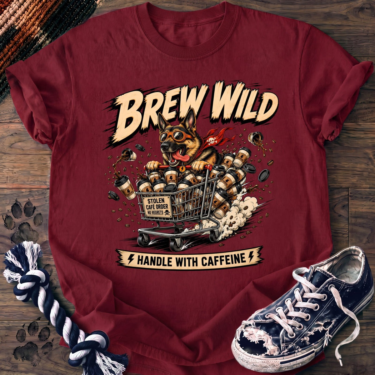 Brew Wild Handle With Caffeine - German Shepherd - PAWSSION CLUB