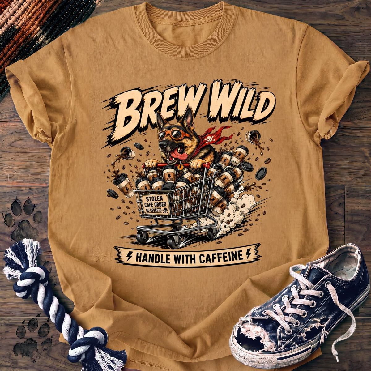 Brew Wild Handle With Caffeine - German Shepherd - PAWSSION CLUB