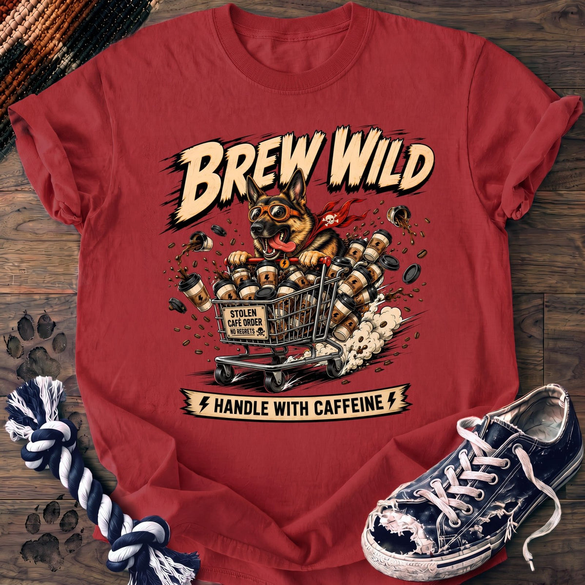 Brew Wild Handle With Caffeine - German Shepherd - PAWSSION CLUB