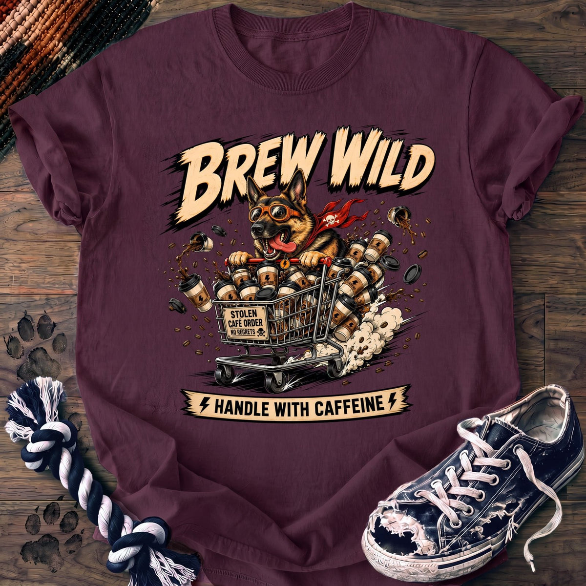 Brew Wild Handle With Caffeine - German Shepherd - PAWSSION CLUB