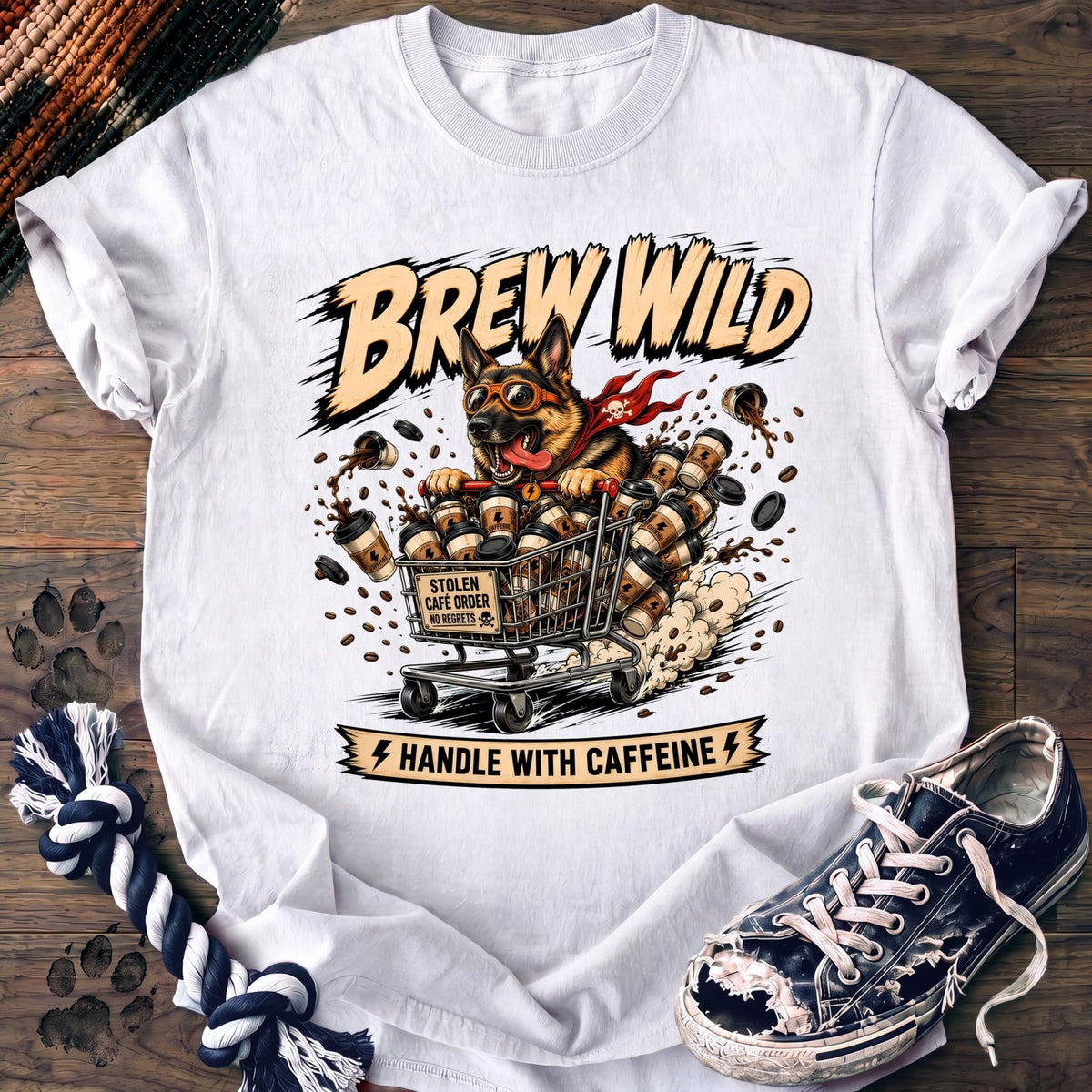 Brew Wild Handle With Caffeine - German Shepherd - PAWSSION CLUB