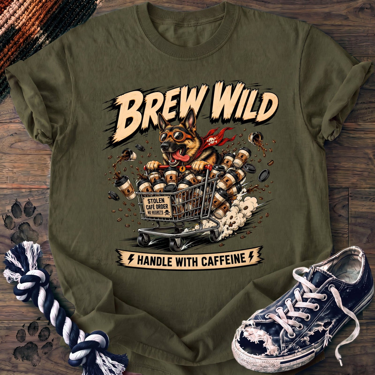 Brew Wild Handle With Caffeine - German Shepherd - PAWSSION CLUB