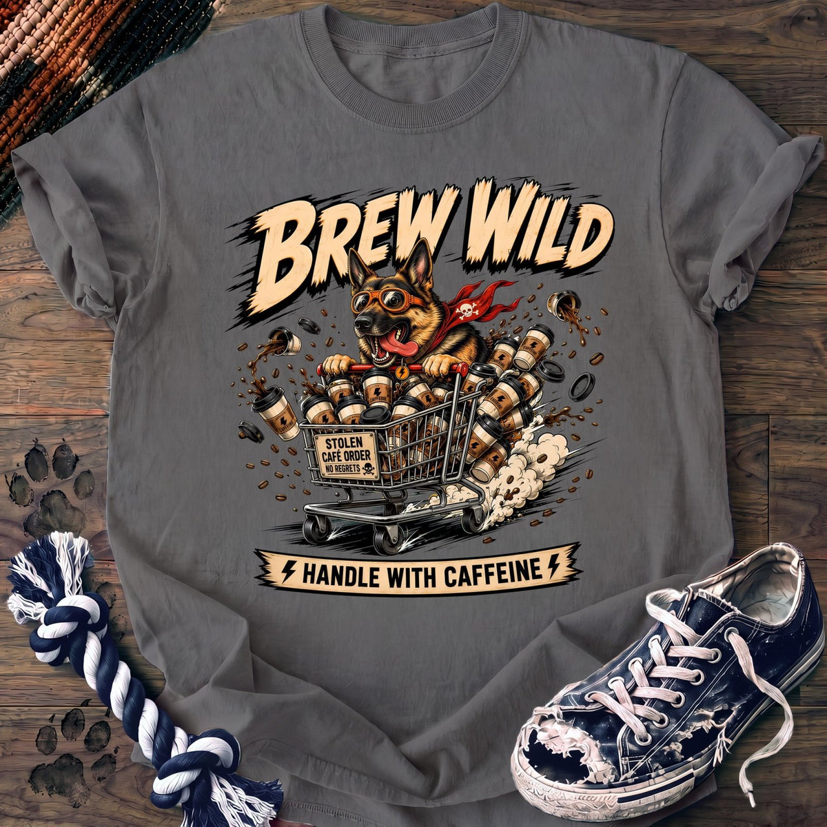 Brew Wild Handle With Caffeine - German Shepherd - PAWSSION CLUB