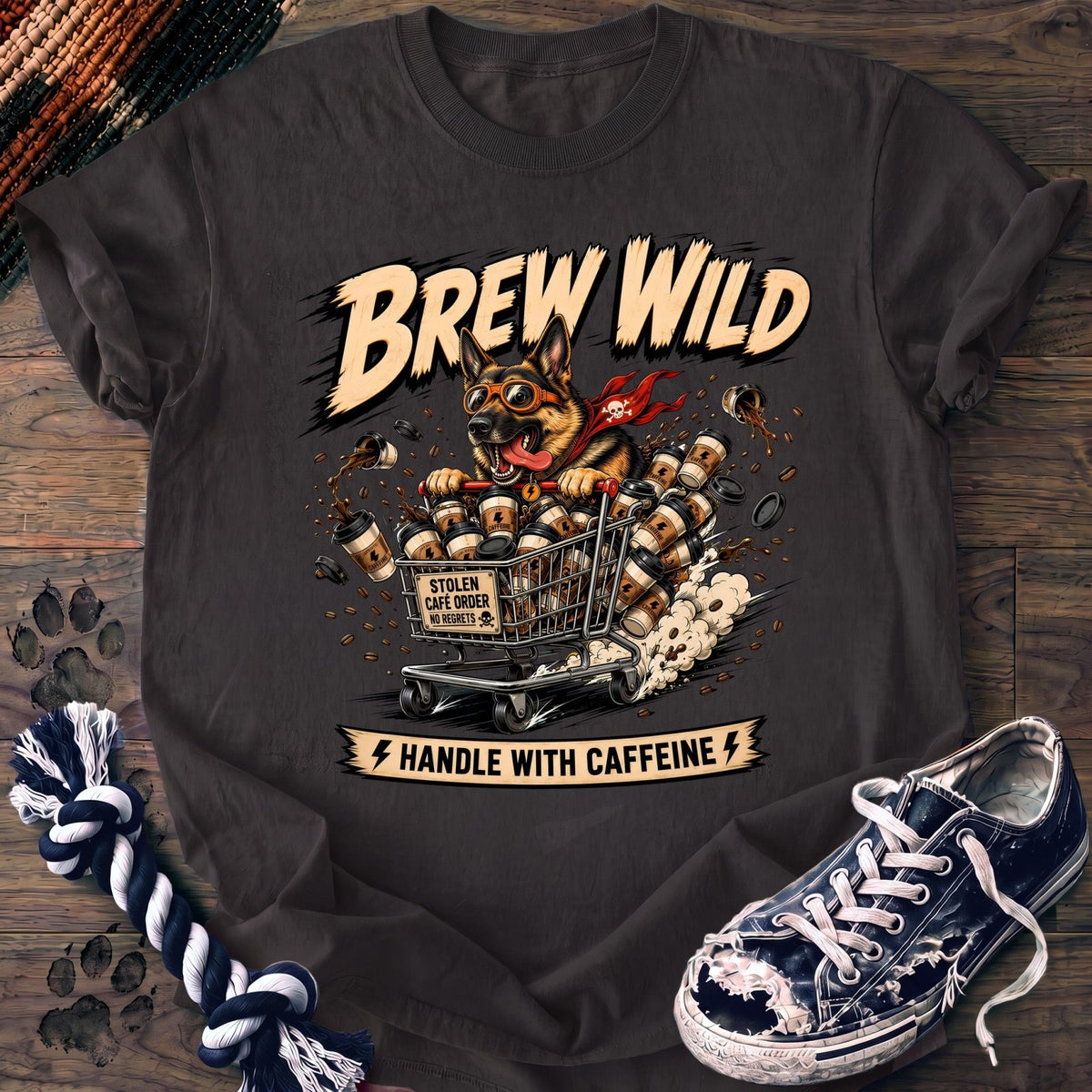 Brew Wild Handle With Caffeine - German Shepherd - PAWSSION CLUB