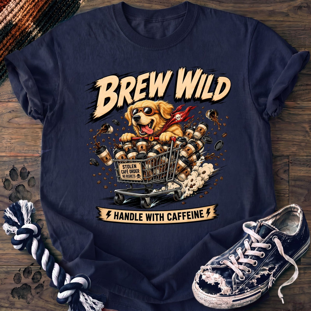 Brew Wild Handle With Caffeine - Golden Retriever - PAWSSION CLUB