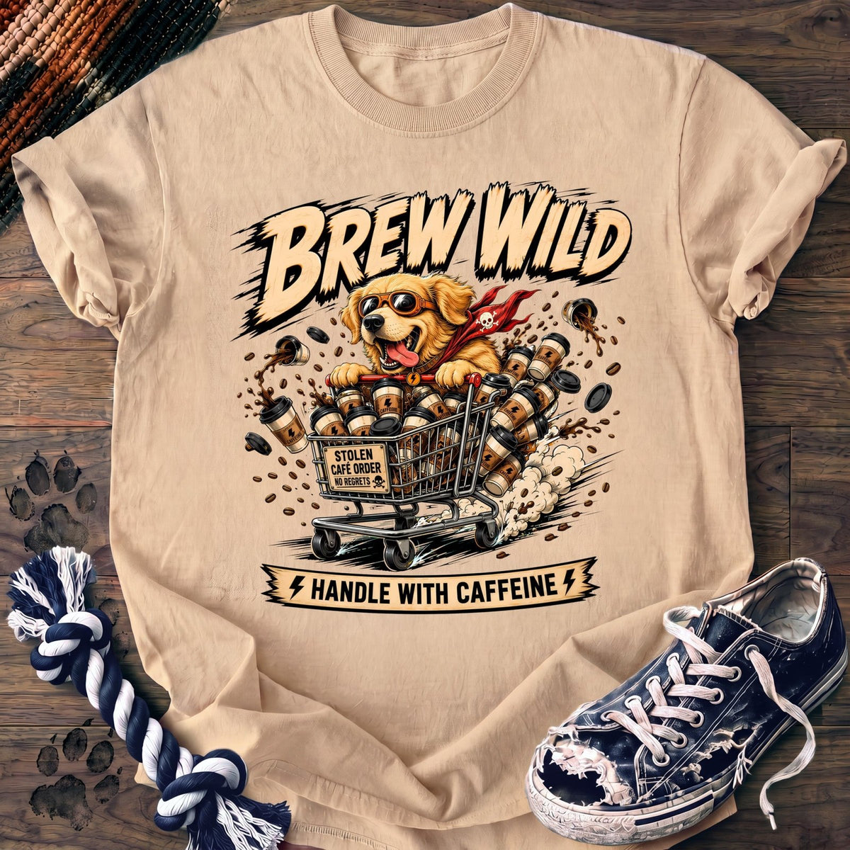 Brew Wild Handle With Caffeine - Golden Retriever - PAWSSION CLUB