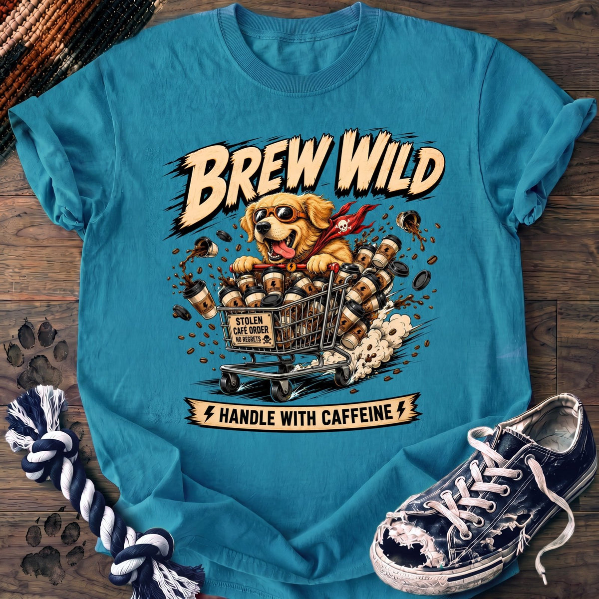 Brew Wild Handle With Caffeine - Golden Retriever - PAWSSION CLUB