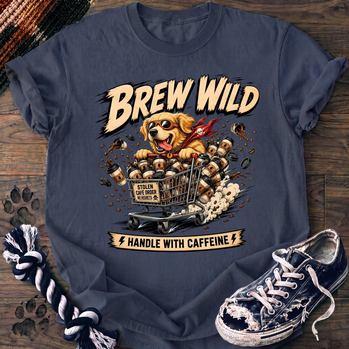 Brew Wild Handle With Caffeine - Golden Retriever - PAWSSION CLUB