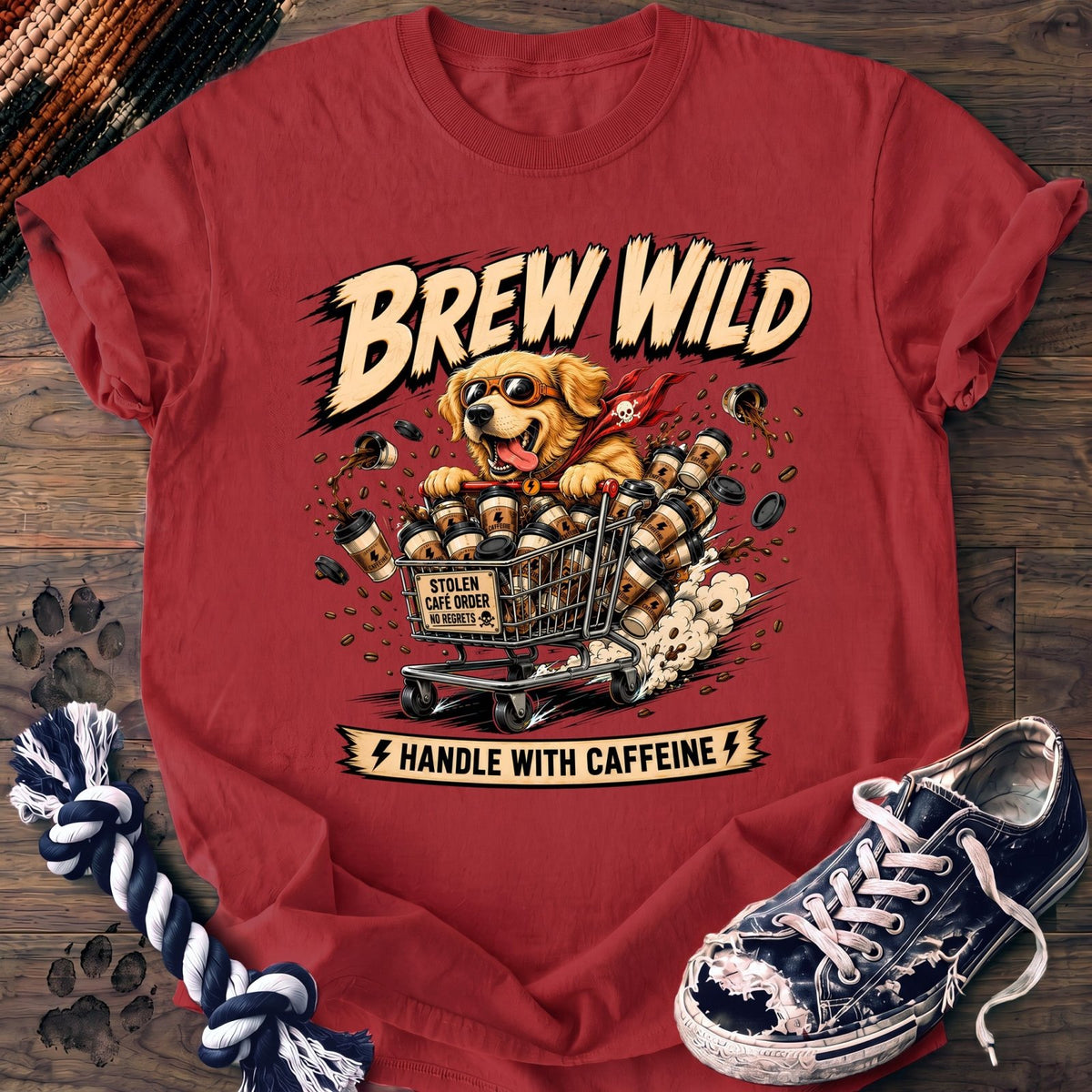 Brew Wild Handle With Caffeine - Golden Retriever - PAWSSION CLUB