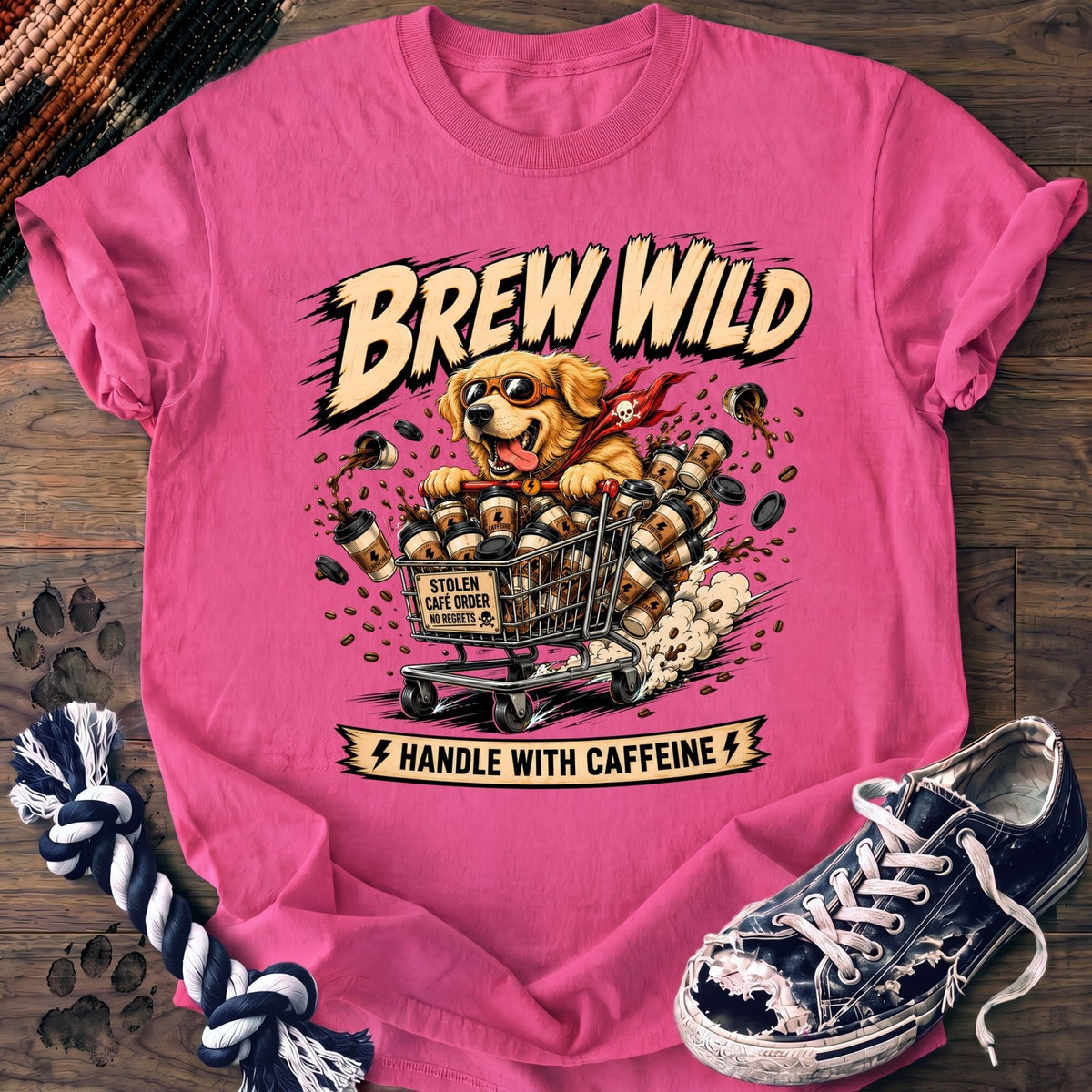 Brew Wild Handle With Caffeine - Golden Retriever - PAWSSION CLUB