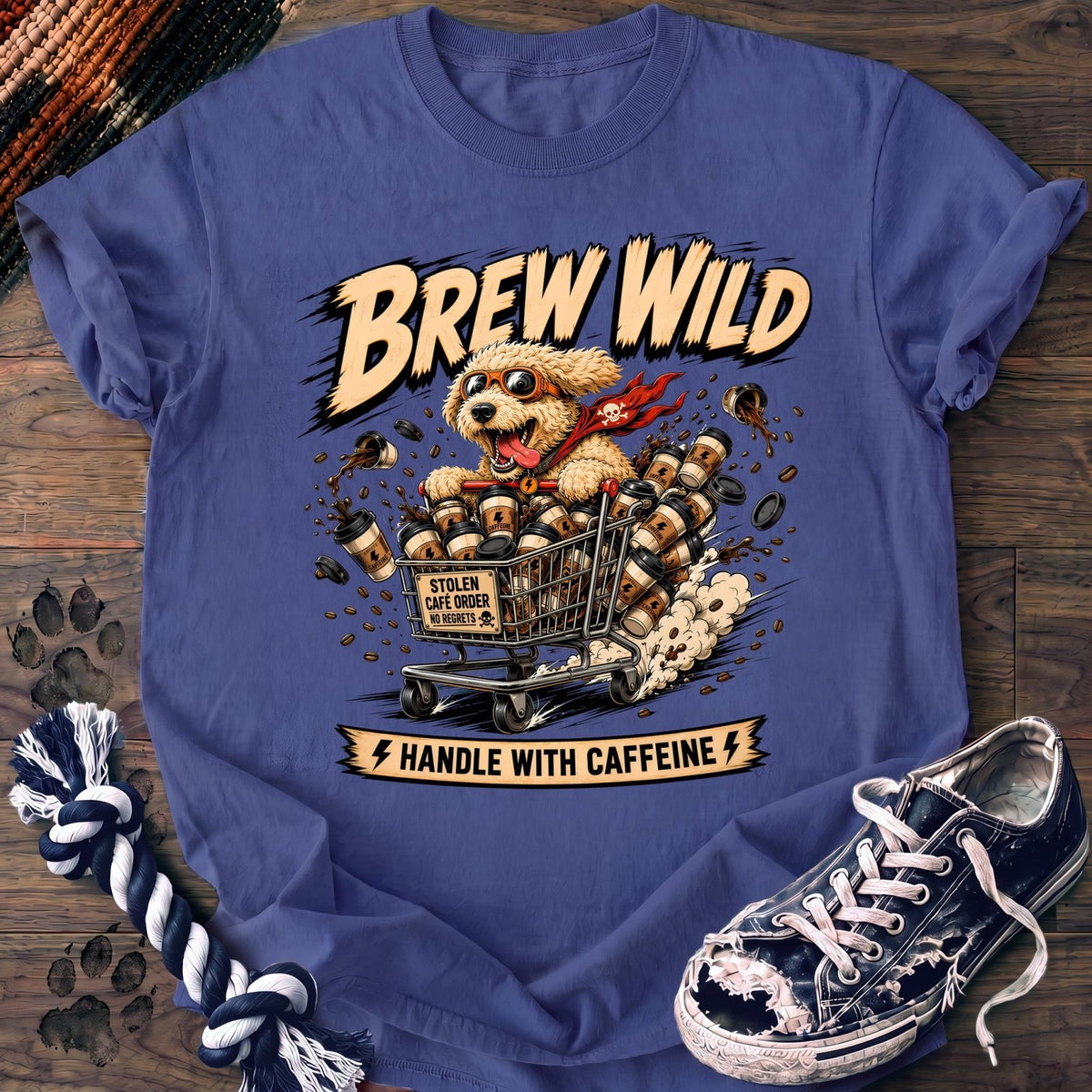 Brew Wild Handle With Caffeine - Goldendoodle - PAWSSION CLUB