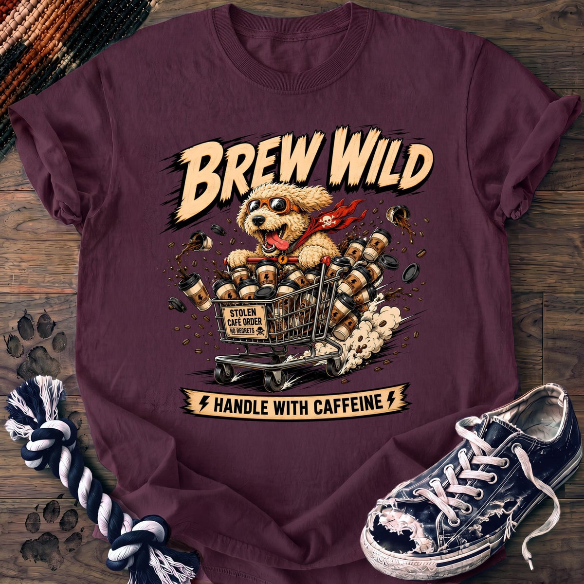 Brew Wild Handle With Caffeine - Goldendoodle - PAWSSION CLUB