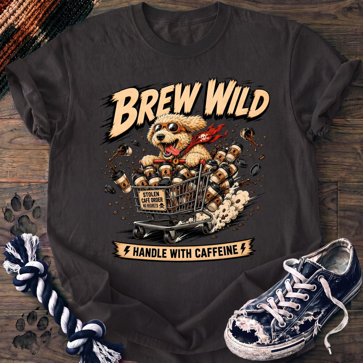 Brew Wild Handle With Caffeine - Goldendoodle - PAWSSION CLUB