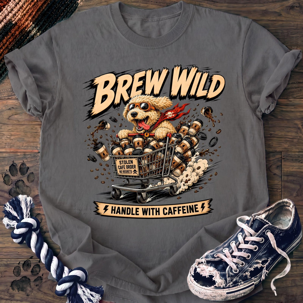Brew Wild Handle With Caffeine - Goldendoodle - PAWSSION CLUB