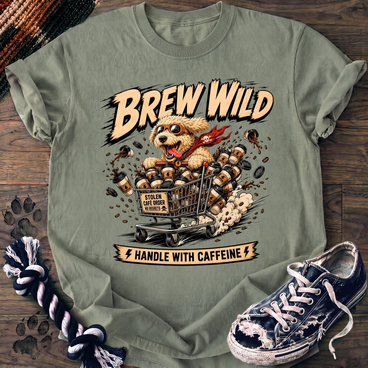 Brew Wild Handle With Caffeine - Goldendoodle - PAWSSION CLUB