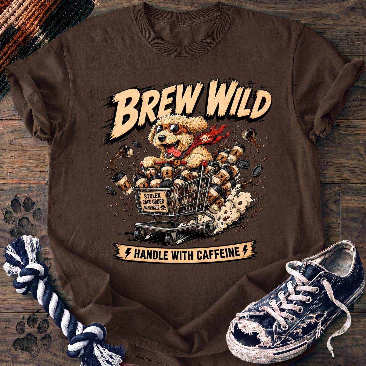 Brew Wild Handle With Caffeine - Goldendoodle - PAWSSION CLUB