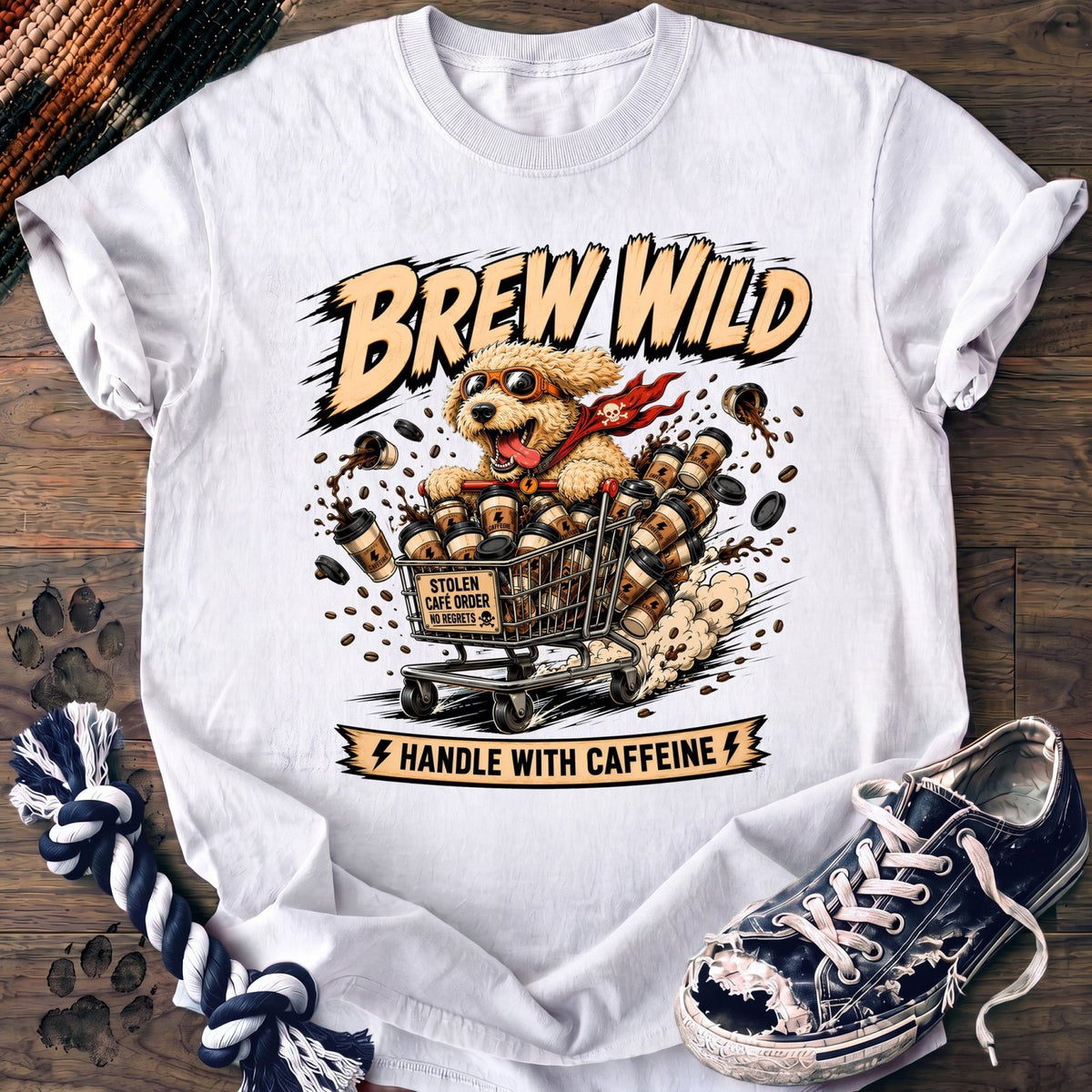 Brew Wild Handle With Caffeine - Goldendoodle - PAWSSION CLUB