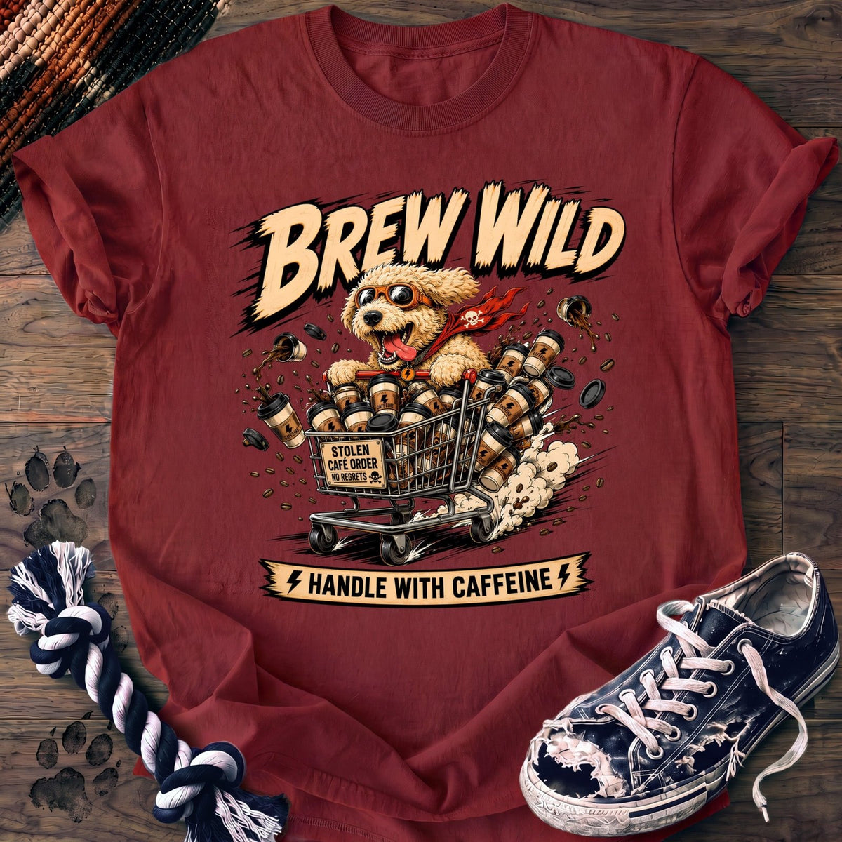 Brew Wild Handle With Caffeine - Goldendoodle - PAWSSION CLUB