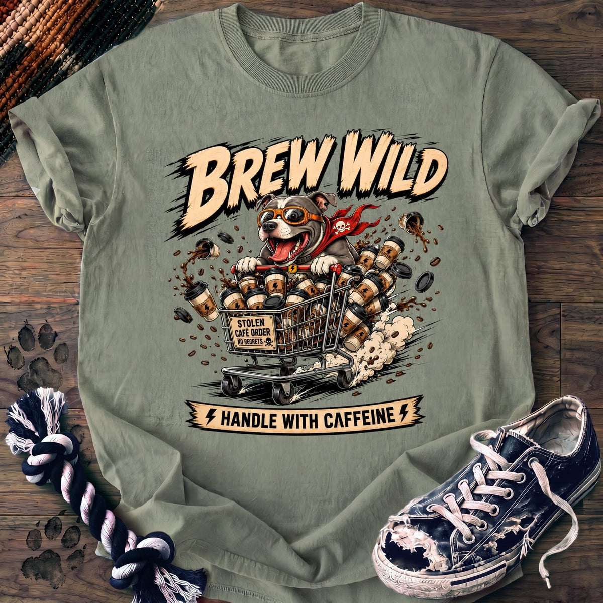Brew Wild Handle With Caffeine - Pitbull - PAWSSION CLUB