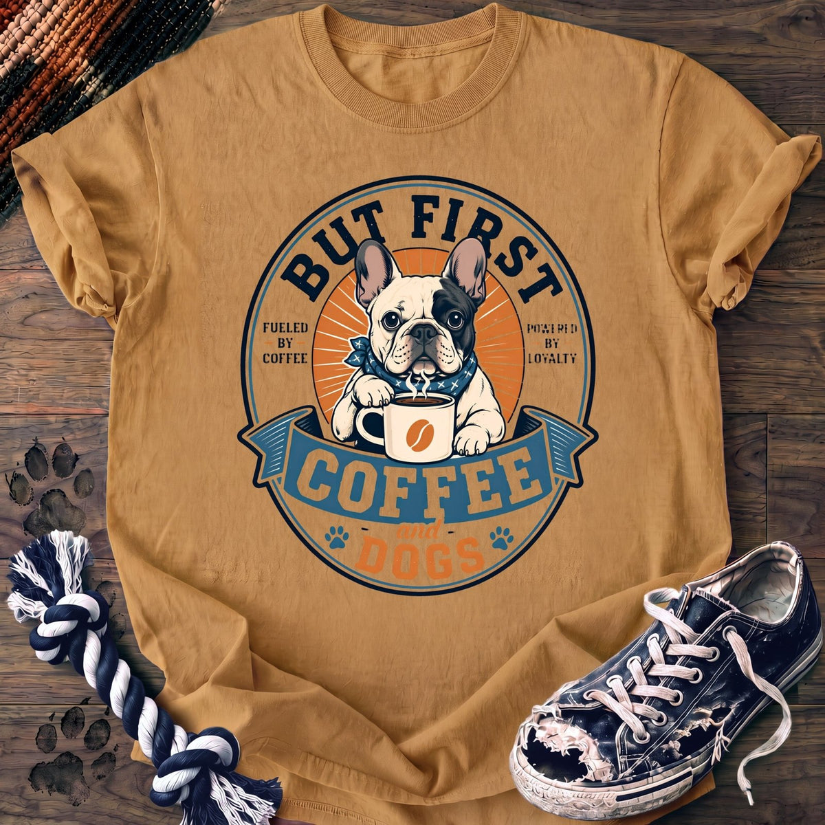 But First Coffee And Dogs - French Bulldog - PAWSSION CLUB