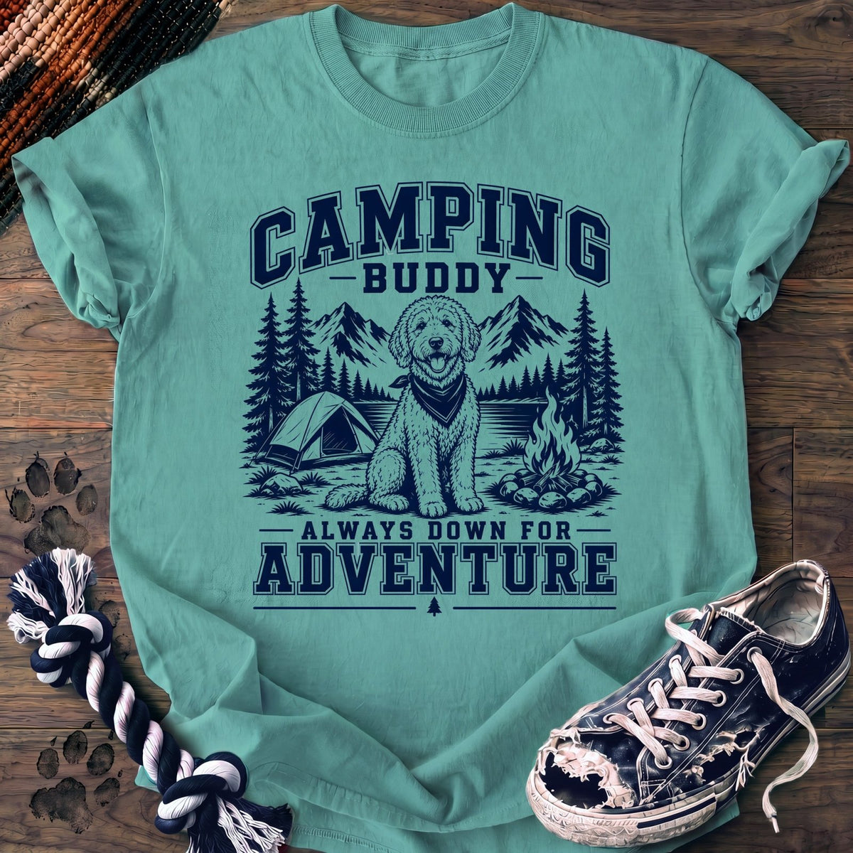 Camping Buddy Always Down For Adventure - Goldendoodle - PAWSSION CLUB