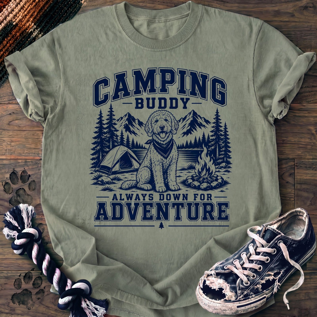Camping Buddy Always Down For Adventure - Goldendoodle - PAWSSION CLUB